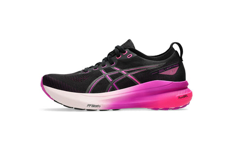 Asics Gel Kayano 31 Black and Hot Pink
