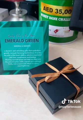 Emerald Green Charm bracelet