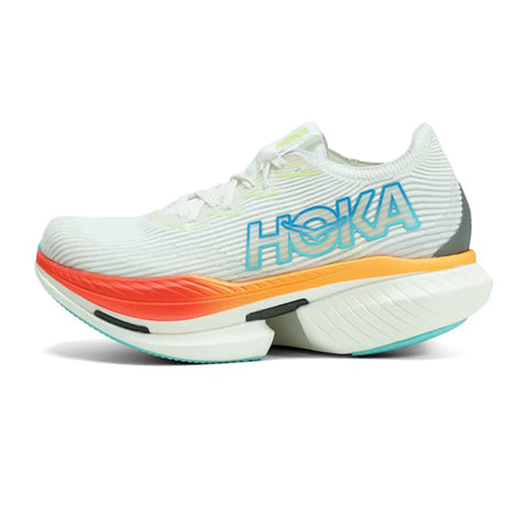 Hoka Cielo White Light Blue Orange