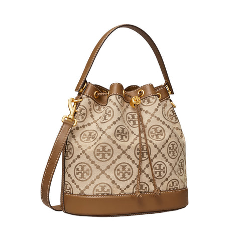 Tory Burch T Monogram Jacquard Mini Bucket Bag