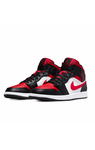 Nike Jordan 1 Mid White Black Red