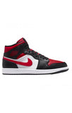 Nike Jordan 1 Mid White Black Red