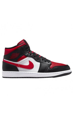 Nike Jordan 1 Mid White Black Red