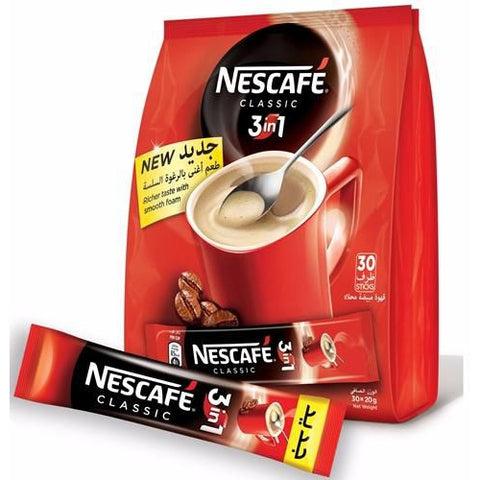 Nescafe 3 in 1 (CLASSIC) Instant Coffee Mix 30 Sachet