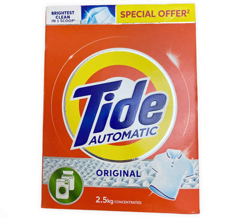 Tide Powder Laundry Detergent, Original Scent, 2.5kg