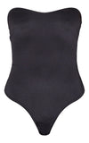 TALL BLACK STRAPLESS SWEETHEART BODYSUIT