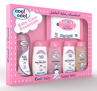 Cool & Cool Baby Essentials Kit 60ml, pink
